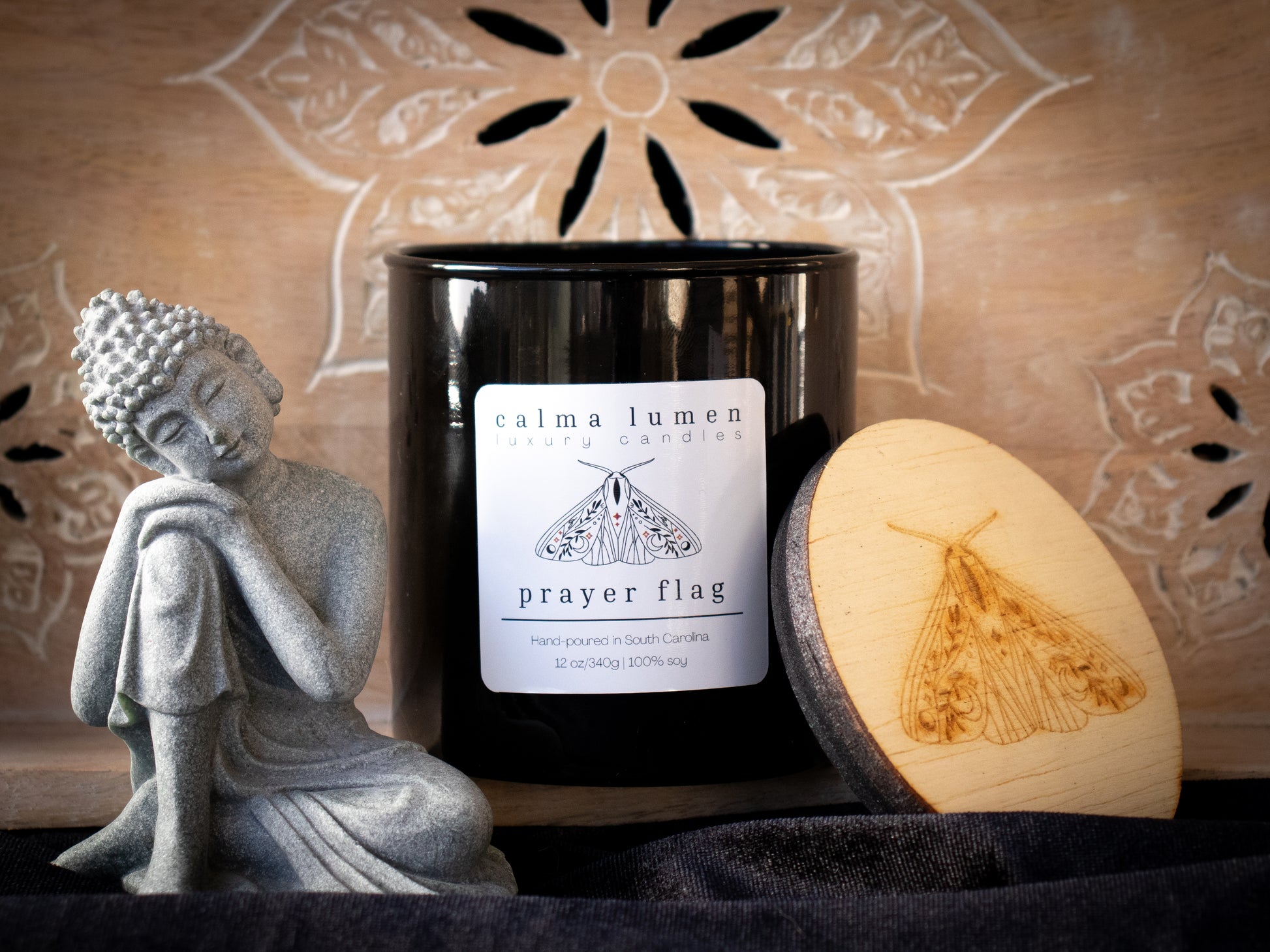 Prayer Flag Candle